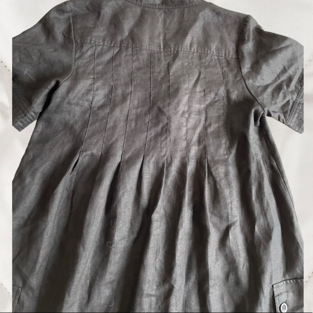 GORDON SMITH new linen dress, size 12 in black - Picture 6 of 11